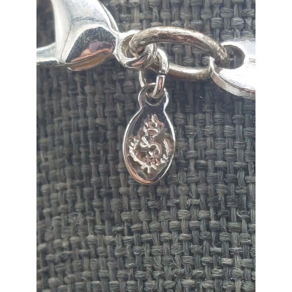 Premier Designs Necklace Silver Toned Chain Charms Natural Tones  32" - Picture 9 of 10